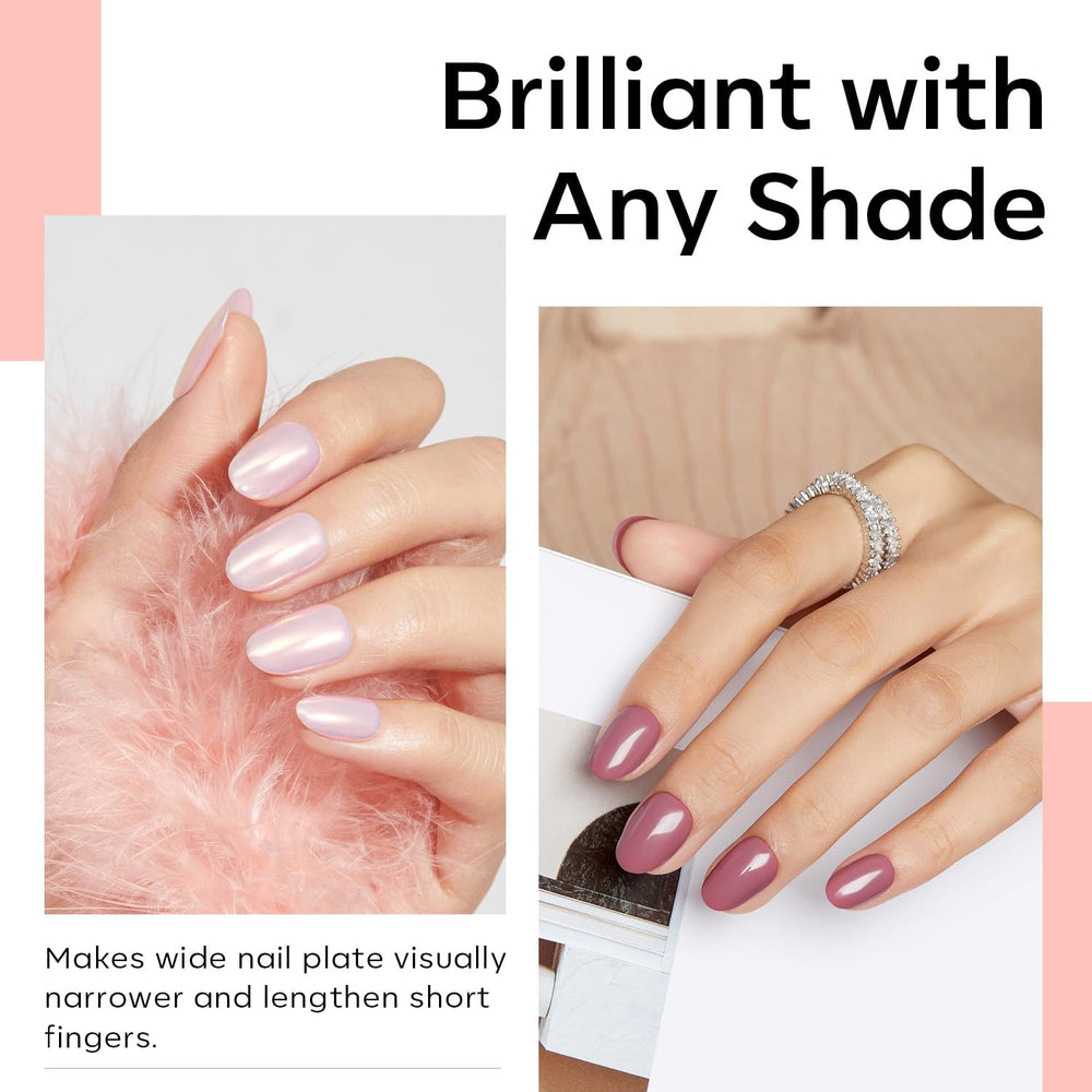 modelones press-on nails applied on fingers demonstrating instant salon-style benefit