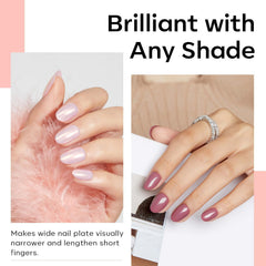 modelones press-on nails applied on fingers demonstrating instant salon-style benefit