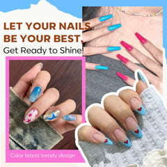 modelones before and after nails showing chip resistance and longer wear benefit