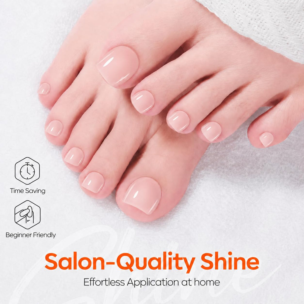 modelones before and after nails showing concealed discoloration benefit