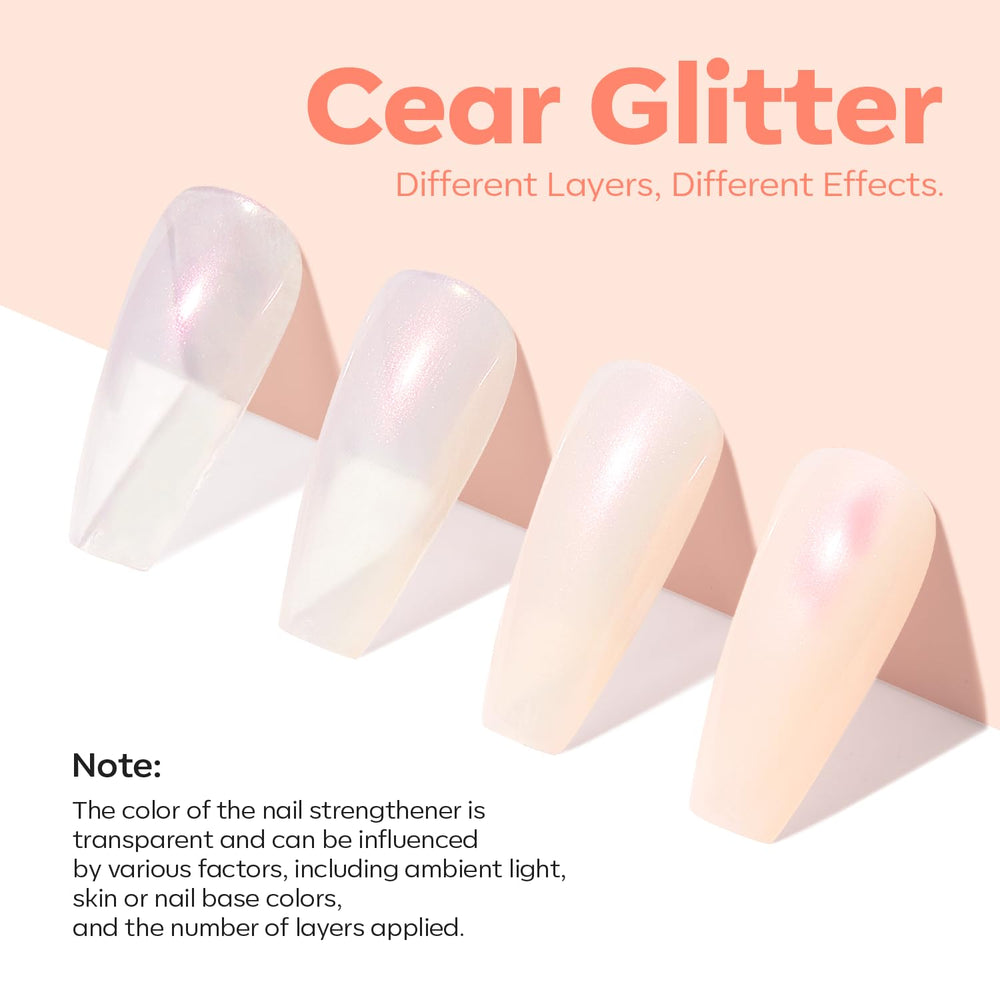modelones before and after nails comparison showing improved surface and finish