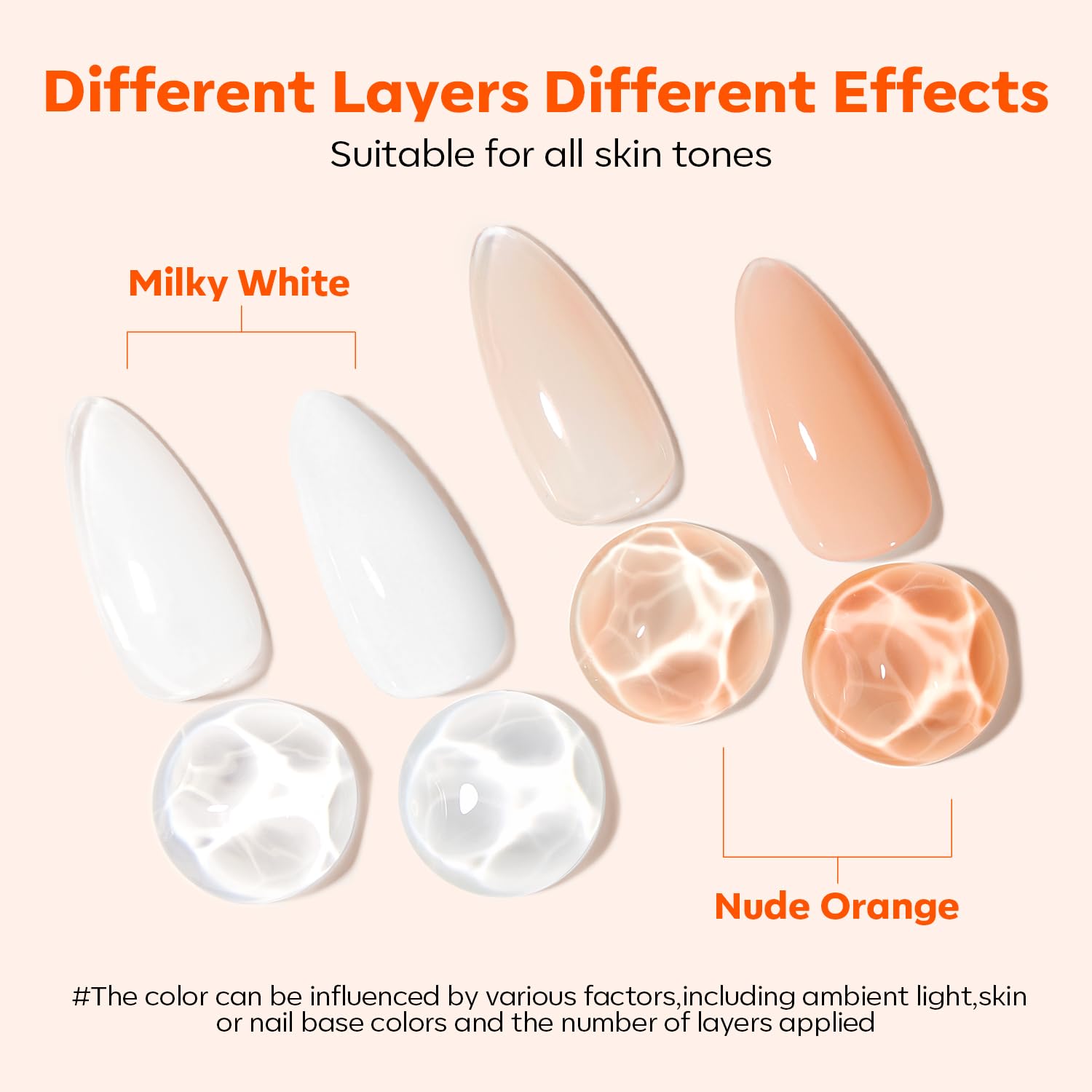 modelones before and after comparison showing stronger nails