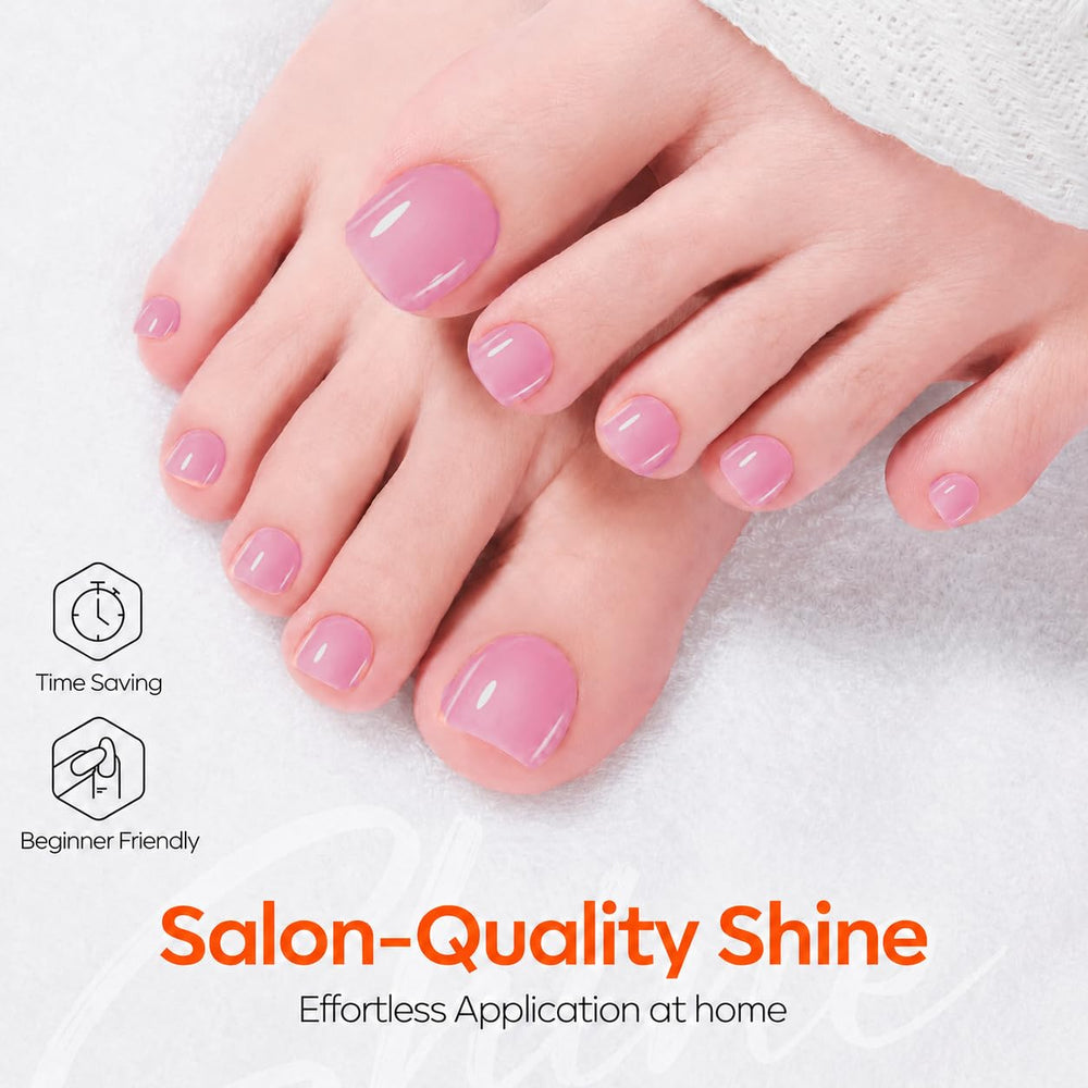 modelones before and after nails showing reduced yellowing and improved surface appearance benefit