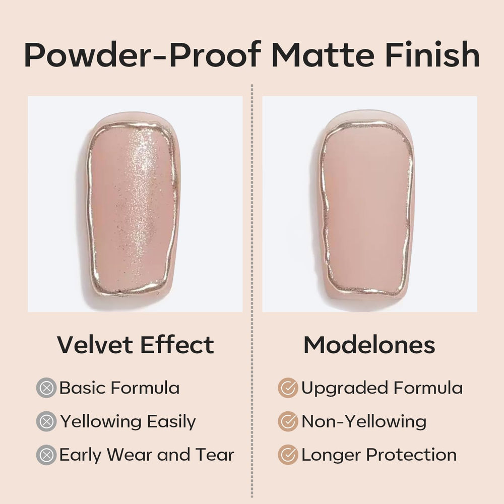 modelones brush detail demonstrating smooth application and control