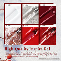 modelones clear color-window on bottles for quick shade identification and convenience