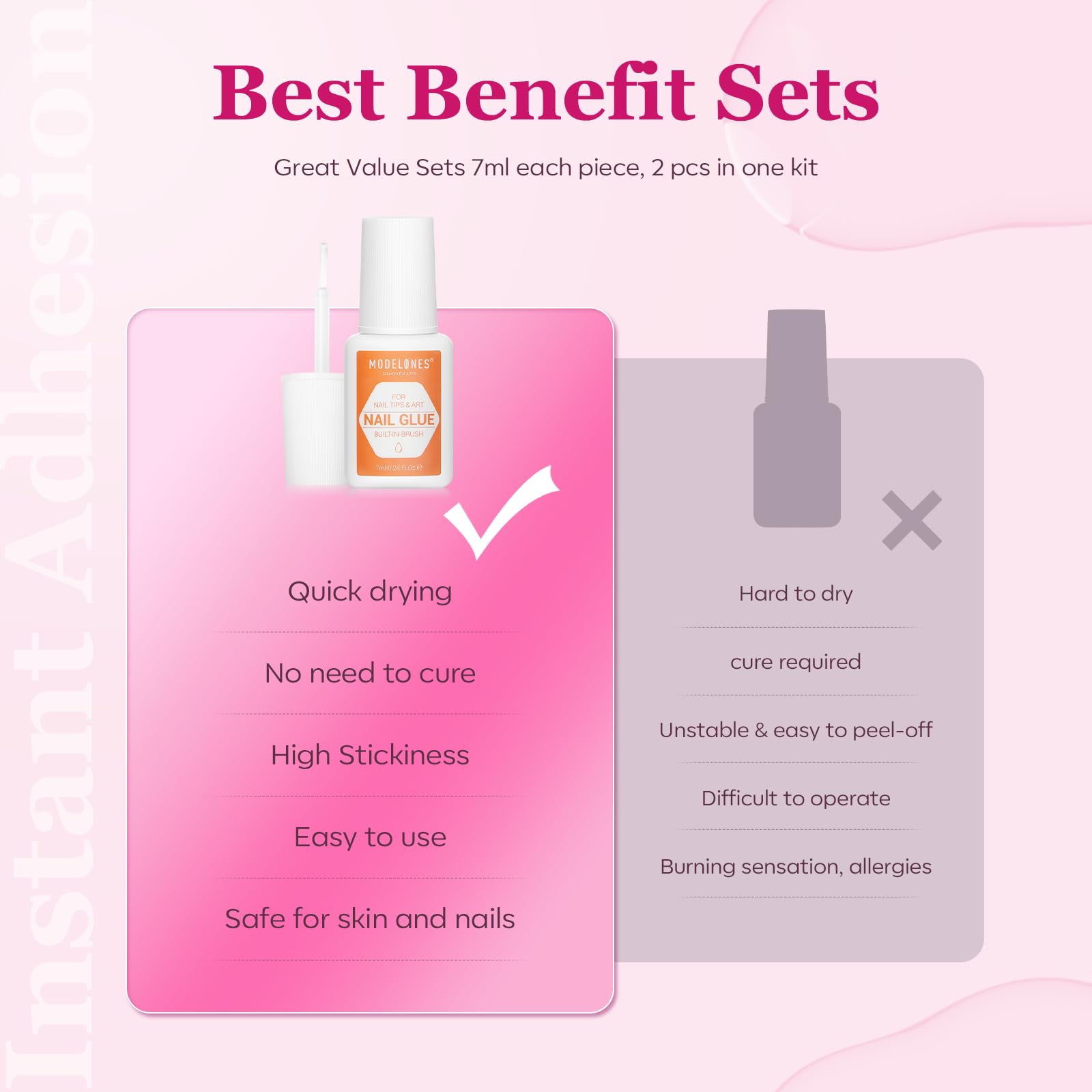 Modelones bottle label and ingredients view to check formula and low-odor info