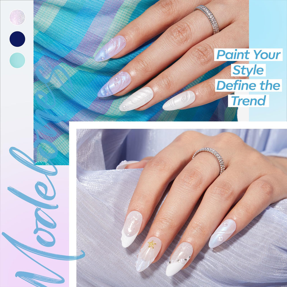 modelones brush detail and clear bottle labels for easy, precise application benefit