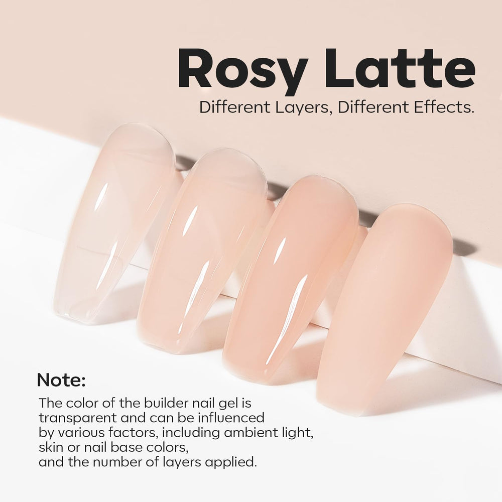 modelones brush applying gel for smooth coverage and even finish