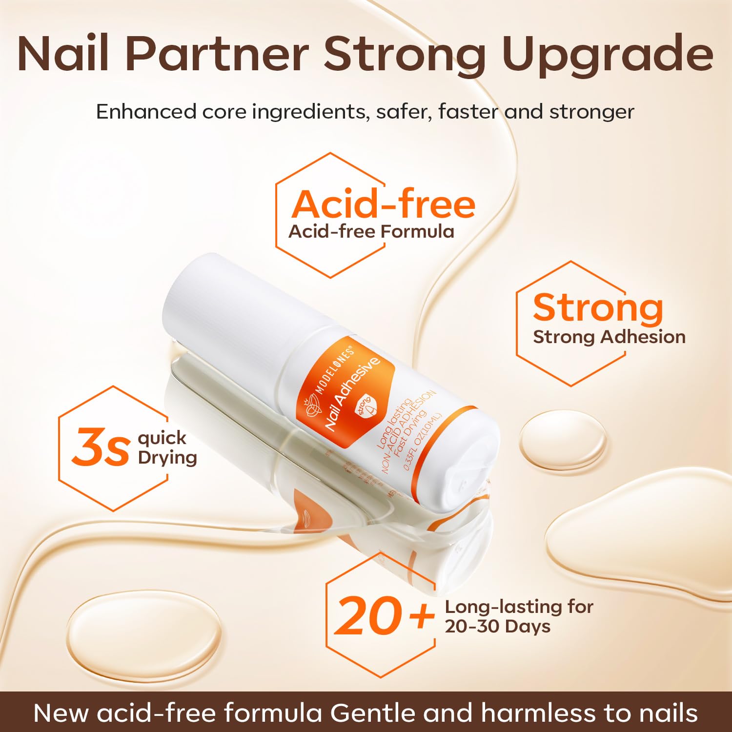 modelones cap and brush detail delivering controlled glue application benefit