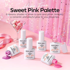modelones brush stroke on nail showing smooth, even application benefit