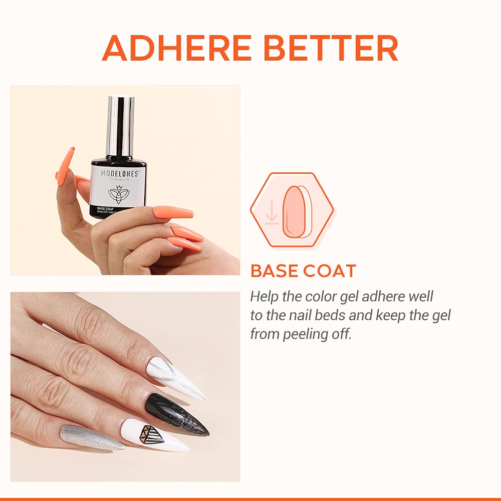 modelones brush spreading base coat close-up demonstrating smooth application benefit