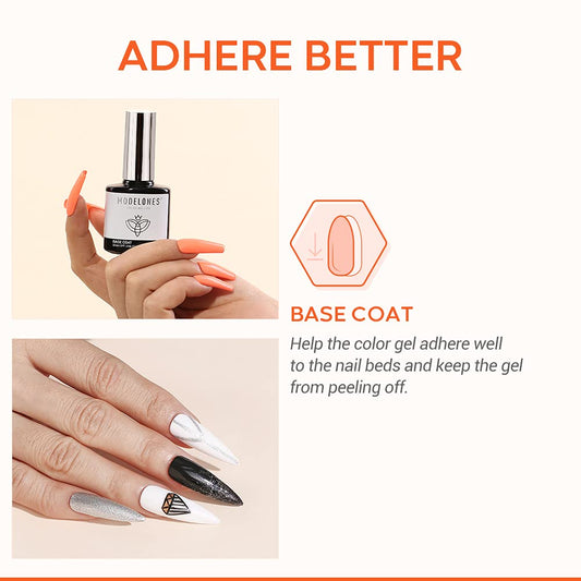 modelones brush spreading base coat close-up demonstrating smooth application benefit