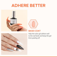 modelones brush spreading base coat close-up demonstrating smooth application benefit