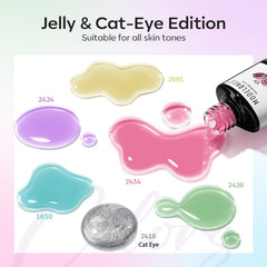 modelones brush stroke demonstration on nail showing 150° wide brush, even coverage benefit