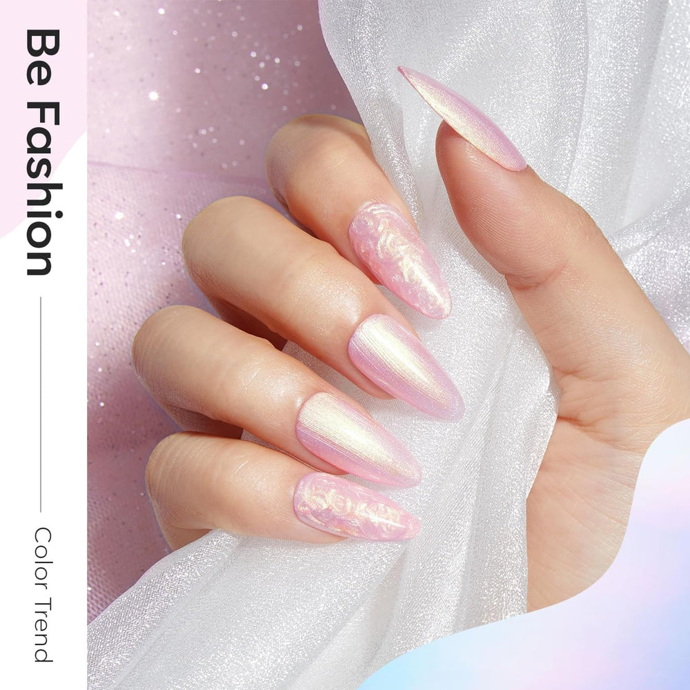 modelones brush stroke on nail demonstrating smooth application and even coverage