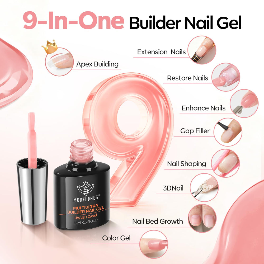 modelones before-and-after C-curve comparison showing improved nail arch strength