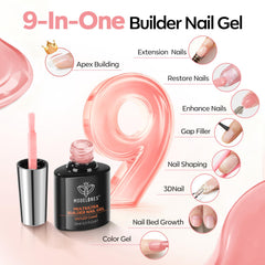 modelones before-and-after C-curve comparison showing improved nail arch strength