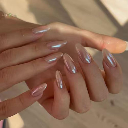 modelones chrome pink texture close-up highlighting smooth chrome surface and durable shine benefit