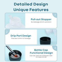 modelones brush after cleaning with solution showing restored bristle flexibility benefit