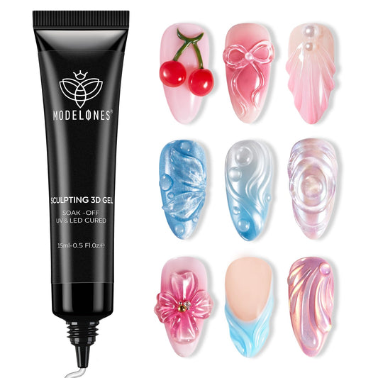 modelones clear 3d gel front tube showing brand and packaging benefit