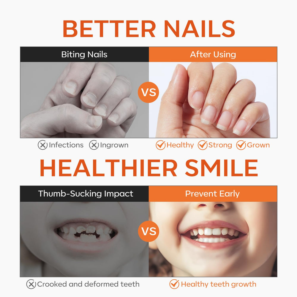 modelones clear finish on thumb showing invisible protection benefit