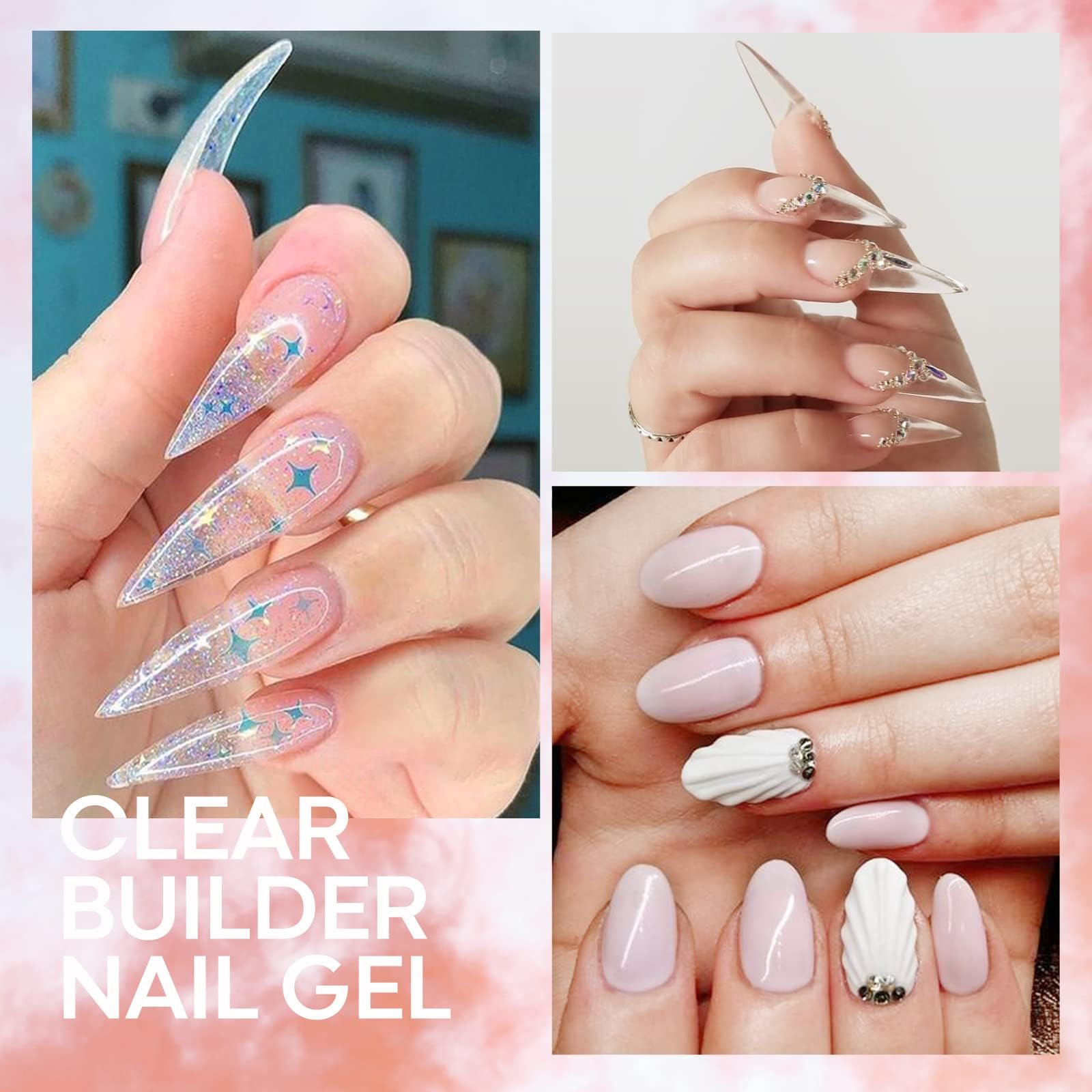 modelones clear gel close-up displaying smooth consistency and shine
