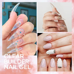 modelones clear gel close-up displaying smooth consistency and shine