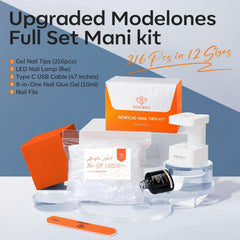 modelones 9-in-one gel bottle close-up showing multipurpose formula benefits