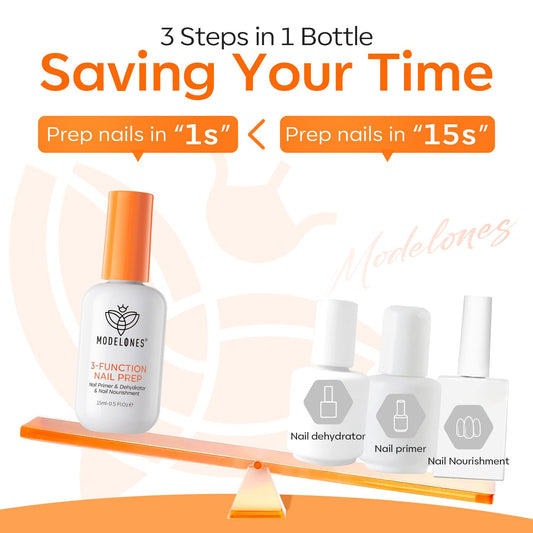 modelones close-up dropper dispensing clear primer texture