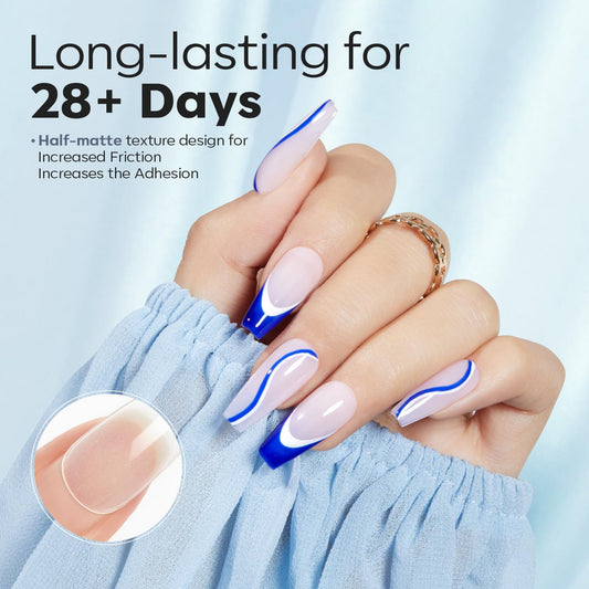 modelones close-up half-matte texture improving adhesion and smoother polish
