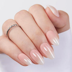 Modelones close-up of ombre chrome finish highlighting smooth reflective sheen