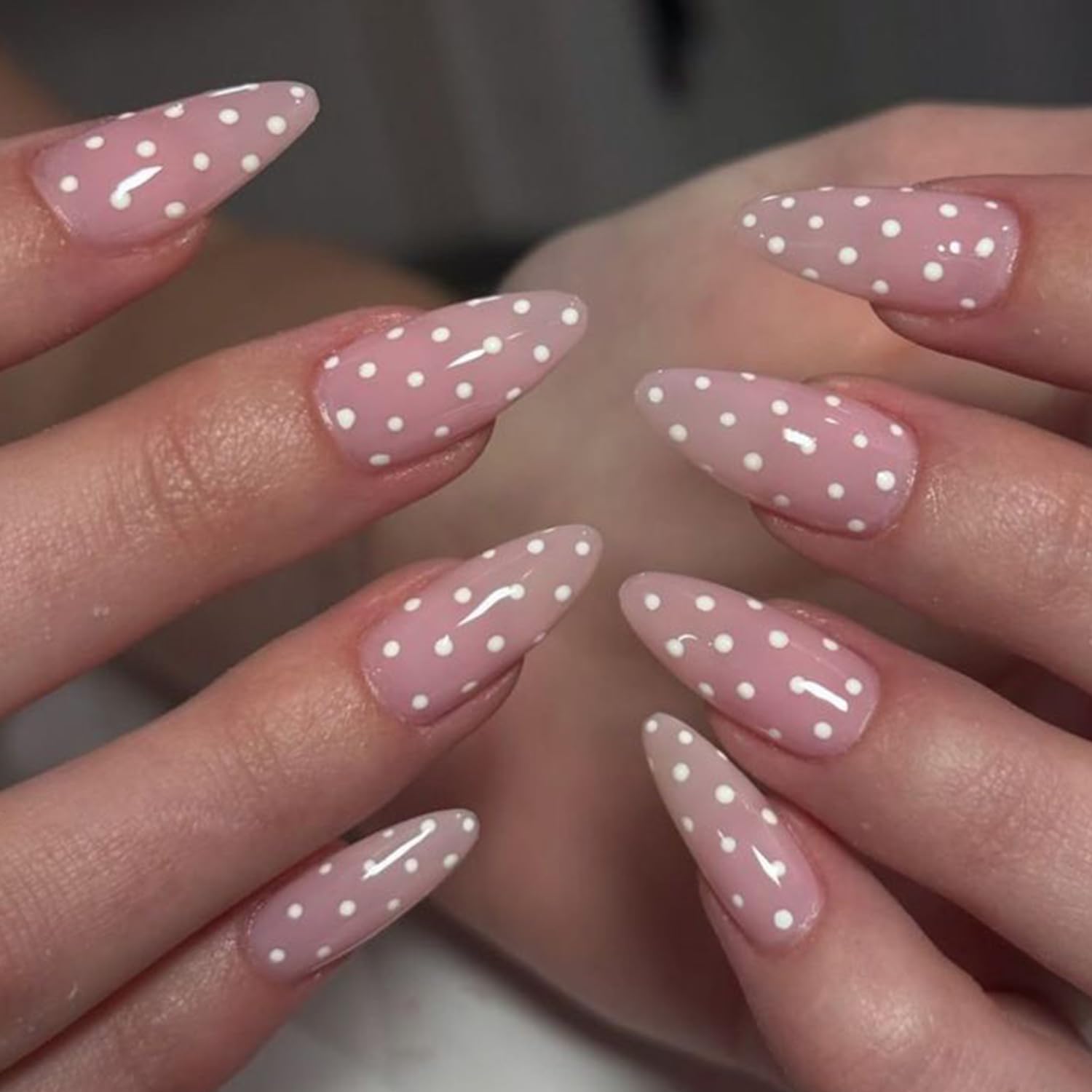Modelones close-up of nail surface texture highlighting smooth, durable finish