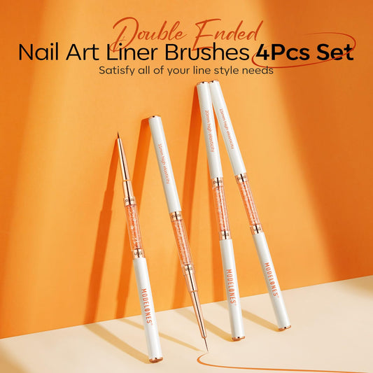 modelones close-up of ultra-thin 0.02cm bristles for finer, consistent lines