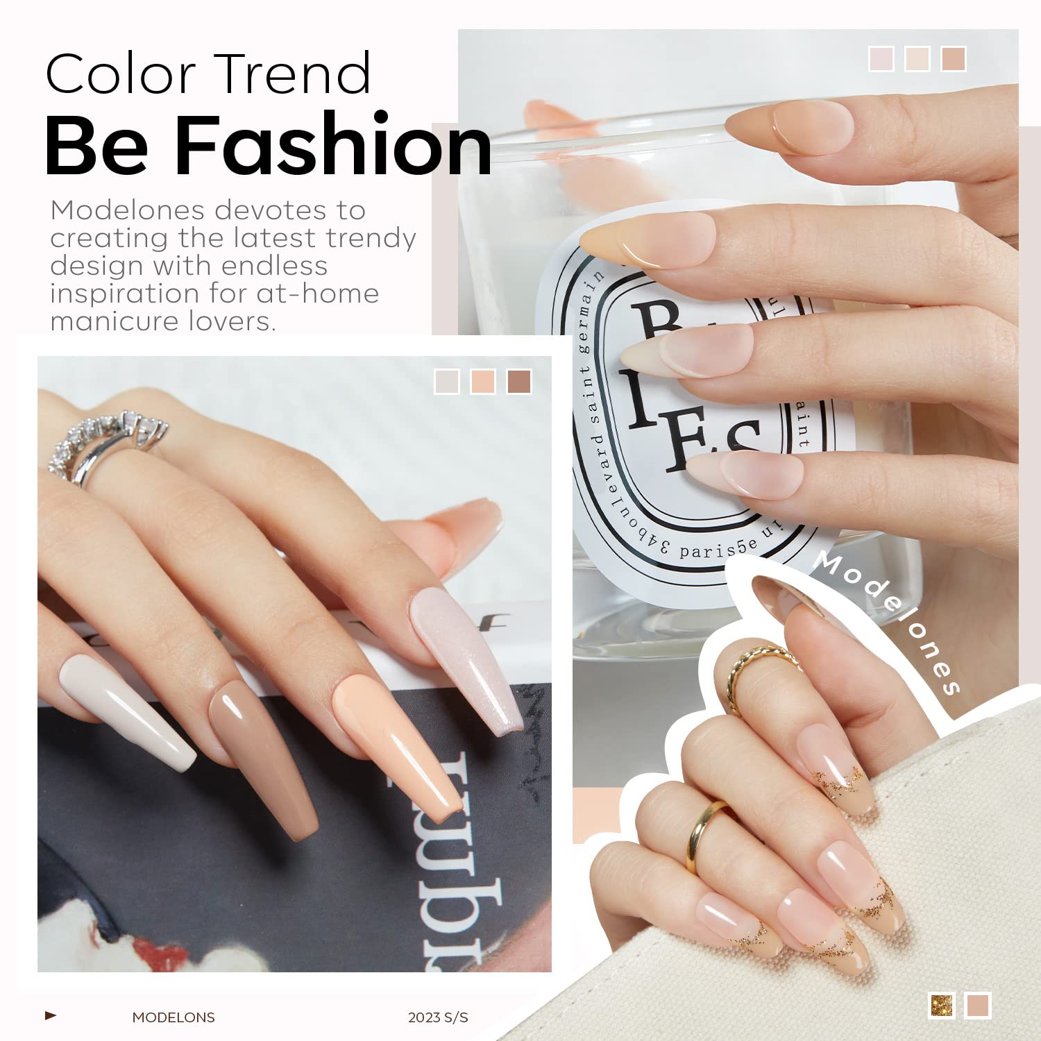 modelones close-up creamy gel texture illustrating smooth, drip-free finish