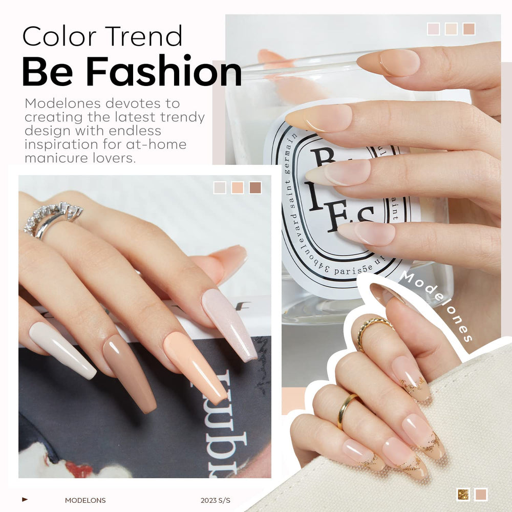 modelones close-up creamy gel texture illustrating smooth, drip-free finish