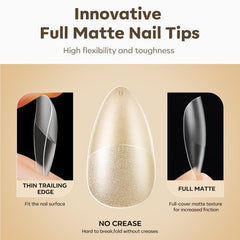 modelones close-up frosted texture increases adhesion for durable hold