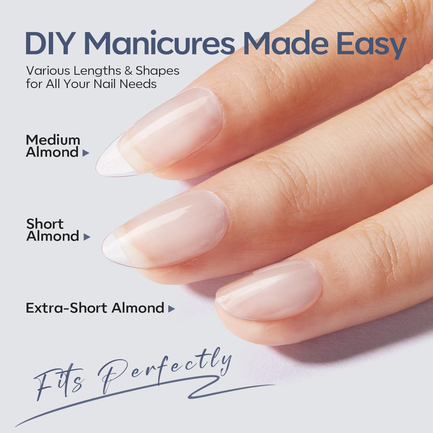 modelones close-up of half-matte inner surface improving adhesion and reducing prep time
