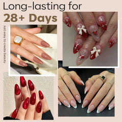 modelones close-up half-matte texture improves adhesive grip and reduces filing time