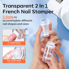 modelones close-up of jelly stamper head, soft silicone for precise pickup benefit