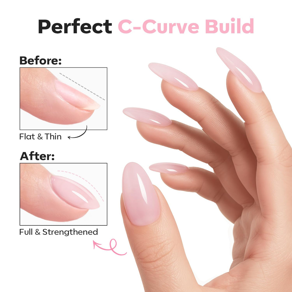 modelones brush detail showing gel texture for smooth self-leveling