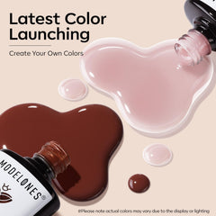 modelones polish texture close-up showing glossy finish and bubble-free surface