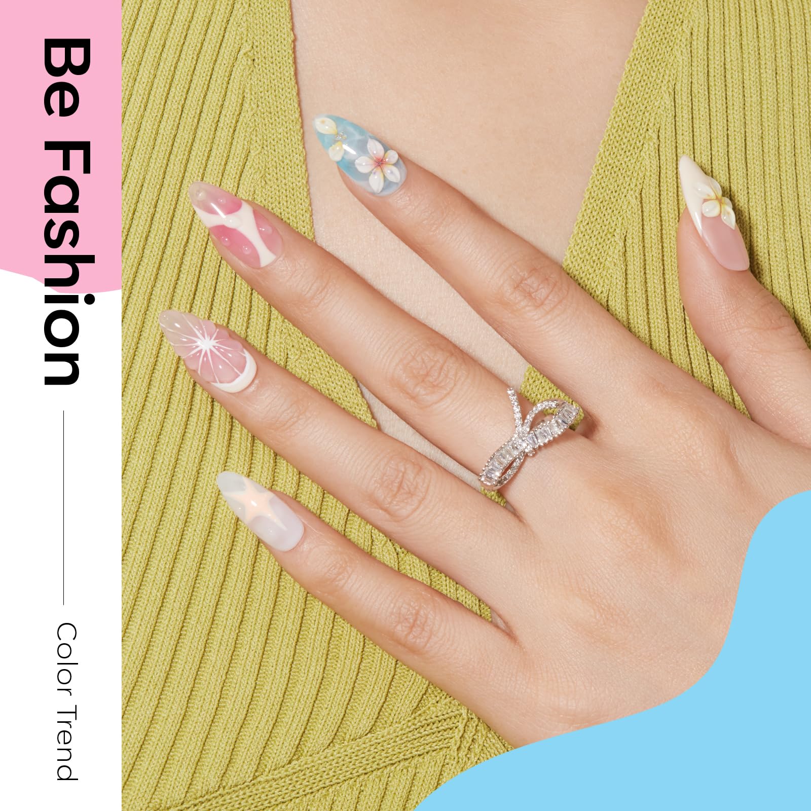 modelones color swatch strip of six pastel shades illustrating wearable summer tones