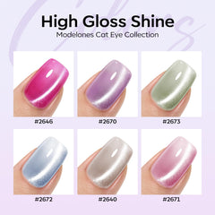 modelones color window close-up on bottle showing exact shade for easier choice