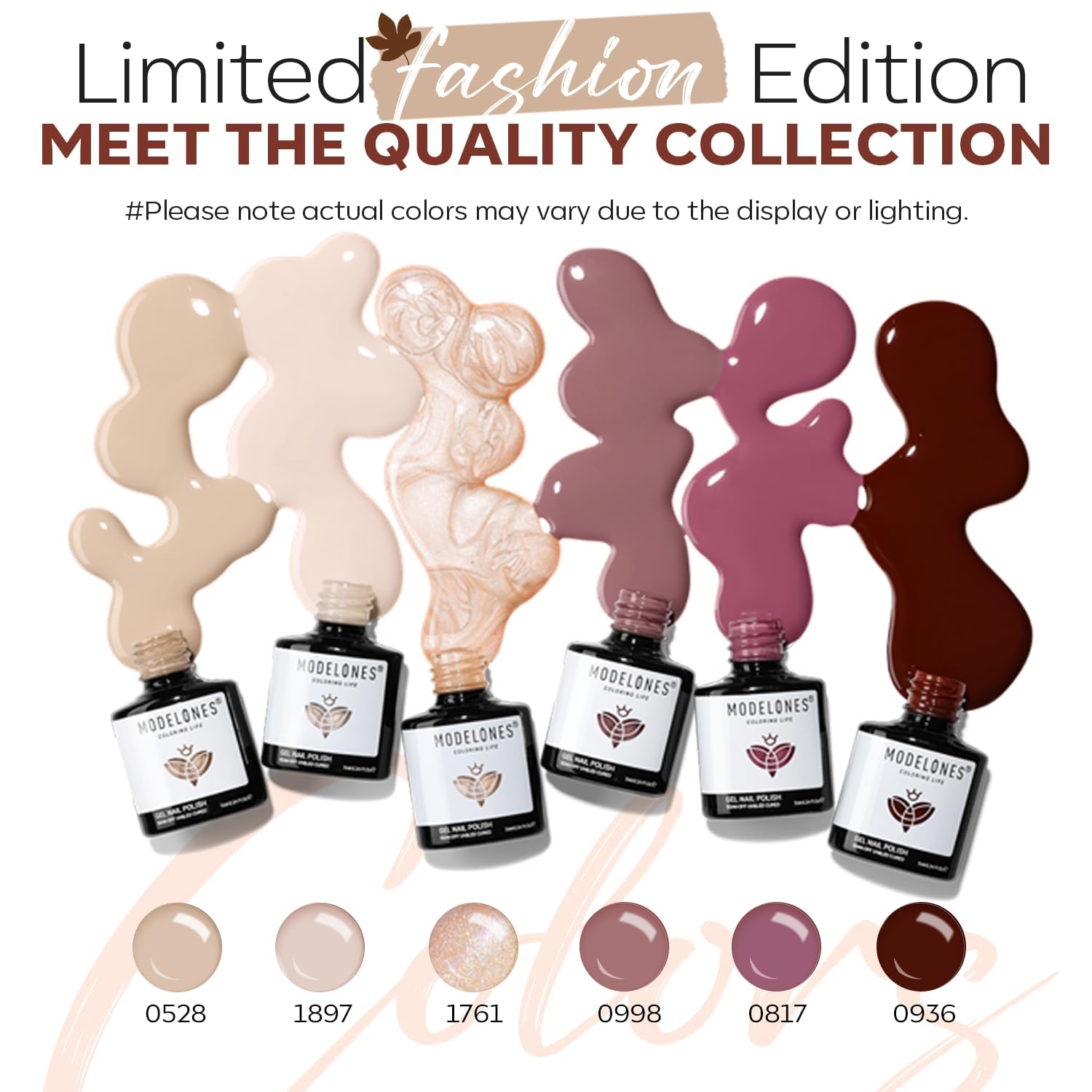 modelones clear color window closeup for quick shade selection benefit