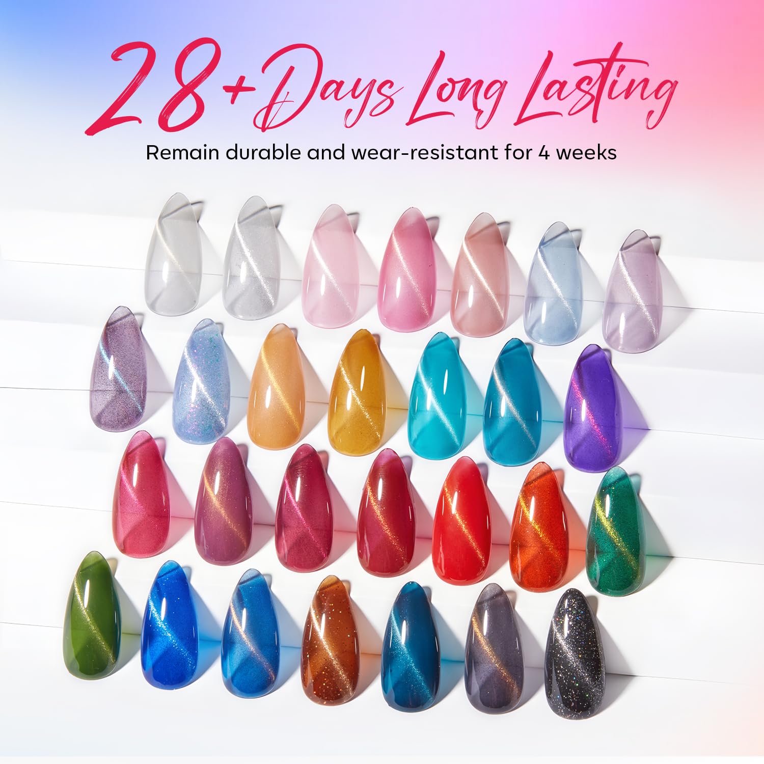 modelones color window display highlighting shade selection for quick choice