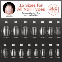 modelones arranged contents showing 360 pieces for salon or home use