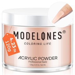 modelones cover nude jar front view showing the 4.23oz supply and professional finish