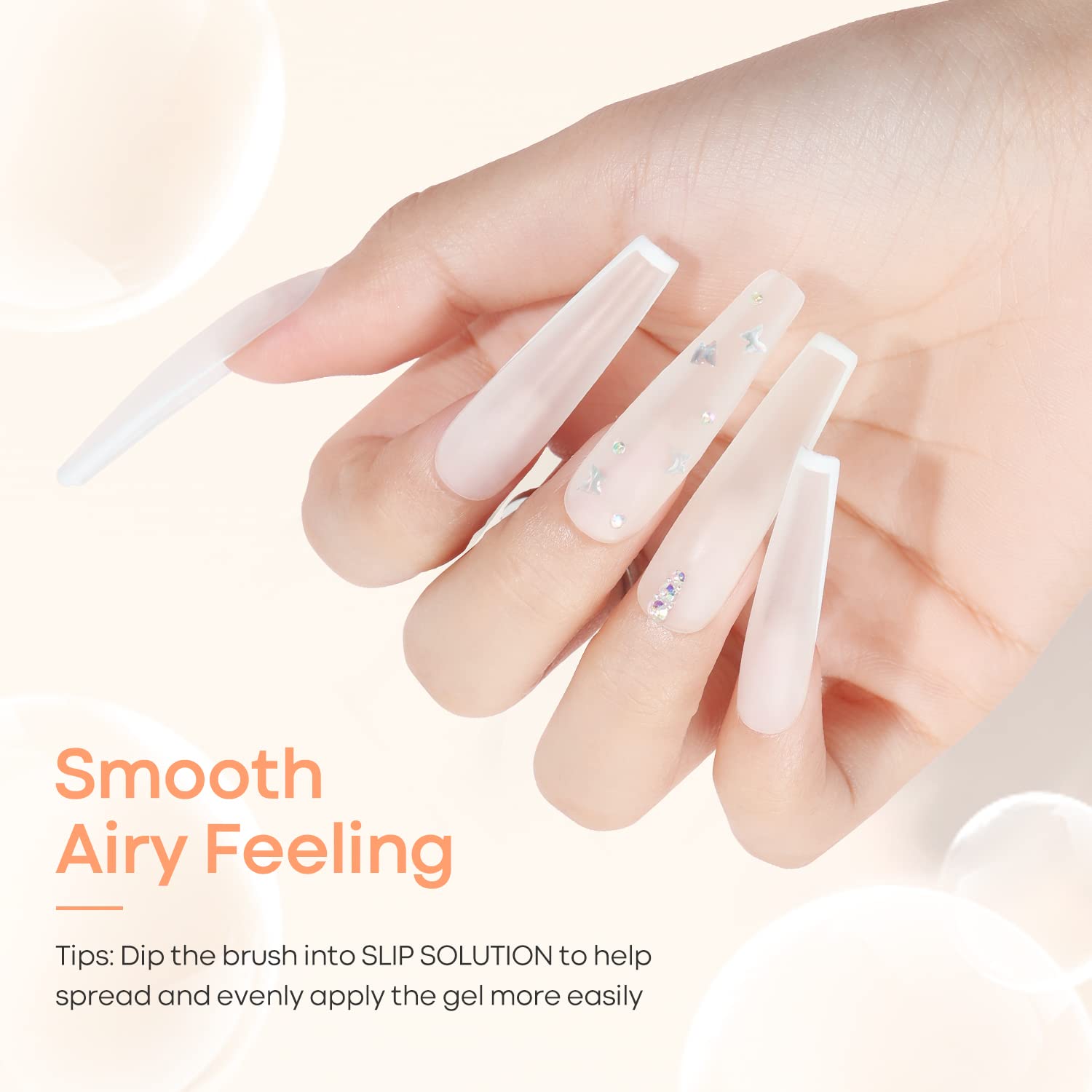 modelones cured glossy extension close-up displays long-lasting shine