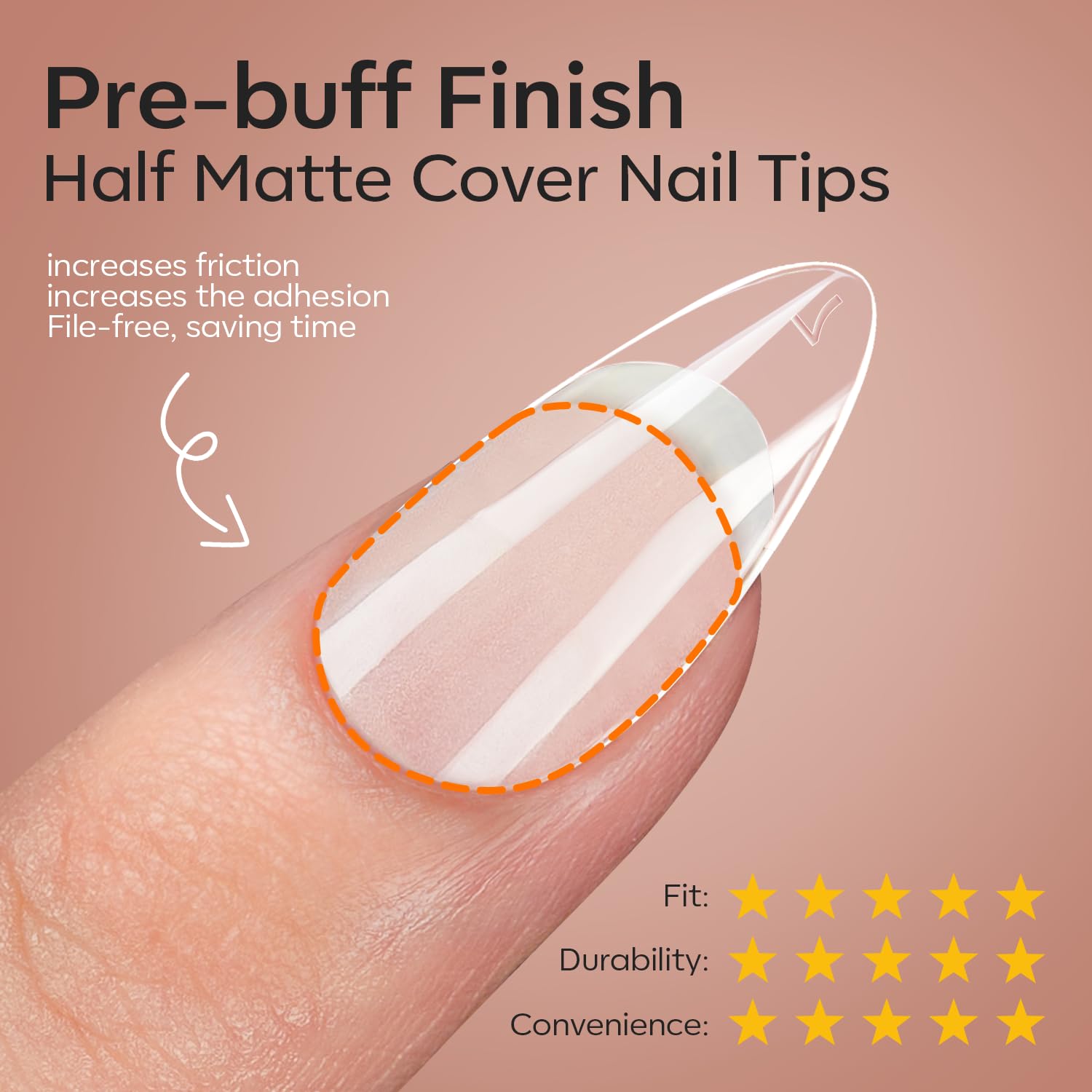 modelones cured short almond mani showing salon-like finish and durability