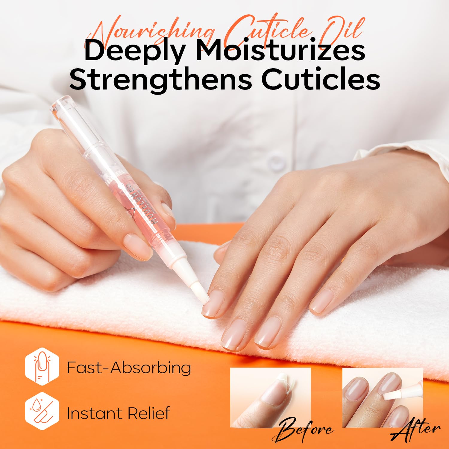 modelones cuticle oil pen detail nourishing cuticles and adding shine